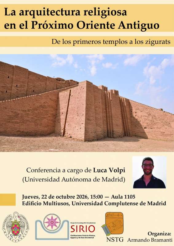 (22/10/2026) Conferencia "La arquitectura religiosa en el Próximo Oriente Antiguo" - 1
